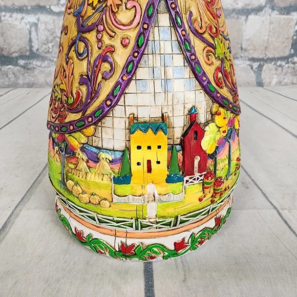 Jim Shore 2004 Retired Heartwood Creek Bountiful Angel 9.5" H B117675 Colorful - Picture 5 of 15